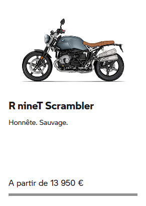 R nineT Scrambler BMW